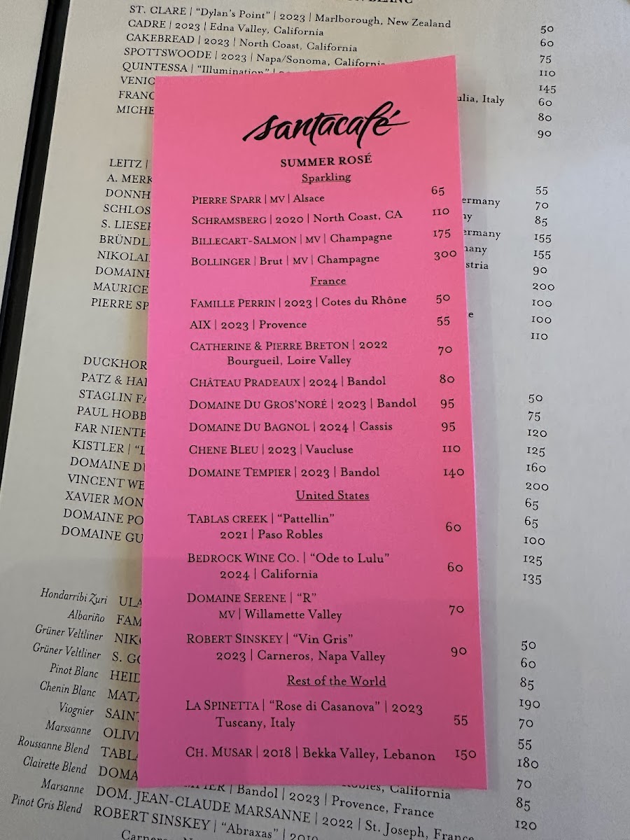 Menu - Santacafé photo 5
